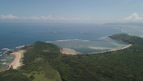 Coast of the Palau Island