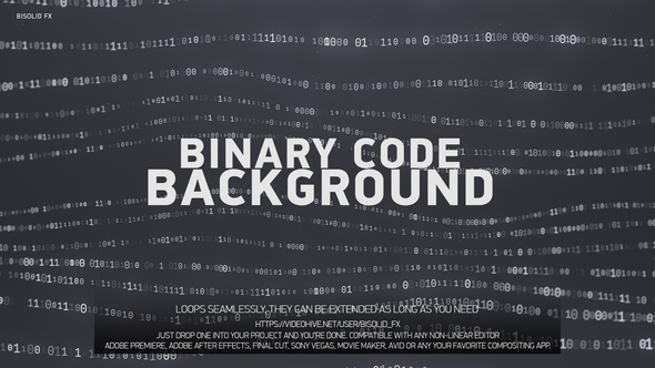Binary Code Background