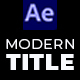 Minimal Titles 02 - VideoHive Item for Sale