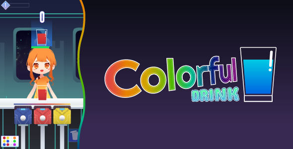 Coloful Drink - HTML5 Game - Contruct 3