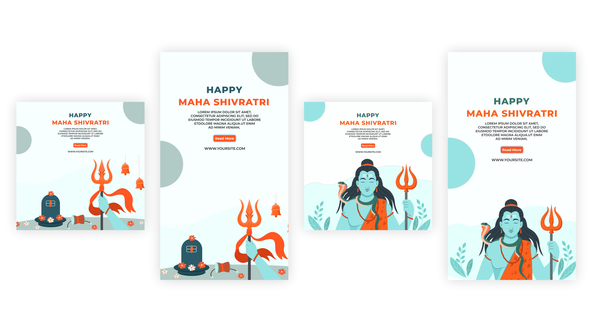 Happy Maha Shivratri Instagram Story and Social Media Post