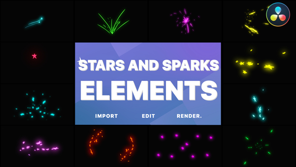 Stars and Sparks Pack | DaVinci Resolve