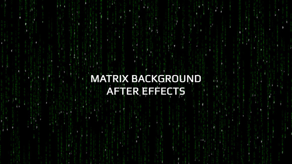 Matrix Background AE