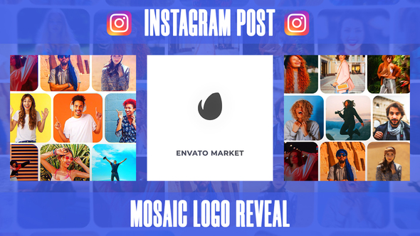 Mosaic Logo Reveal I Instagram Post