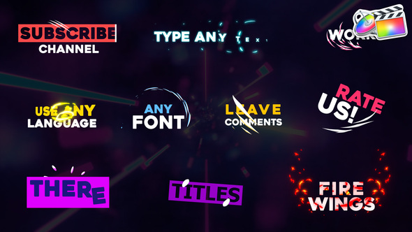 Expressive Titles | FCPX alt