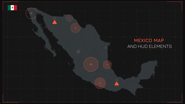 Mexico Map and HUD Elements