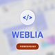 Weblia - Website & App Portfolio Proposal Presentation - GraphicRiver Item for Sale