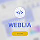 Weblia - Website & App Portfolio Proposal Google Slide - GraphicRiver Item for Sale
