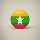 Myanmar Badge - 3DOcean Item for Sale