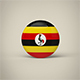Uganda Badge - 3DOcean Item for Sale