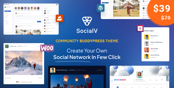 SocialV - Social Network and Community BuddyPress Theme