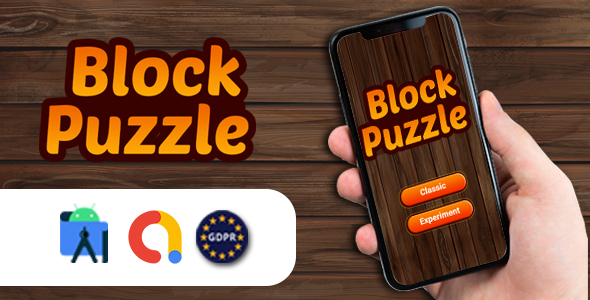 Block puzzle (Admob + GDPR + Android Studio)