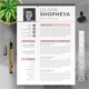 Resume Template for Word | 1 & 2 Page Professional Resume - GraphicRiver Item for Sale