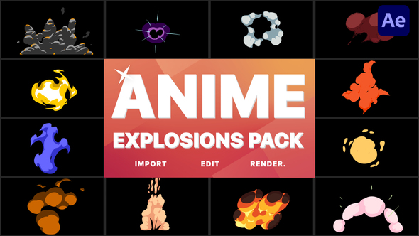 Anime Explosions | After Effects