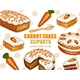 Carrot Cake Clipart - GraphicRiver Item for Sale