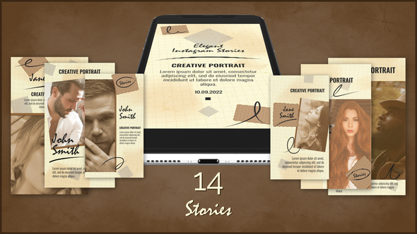 Elegant Portrait Instagram Stories