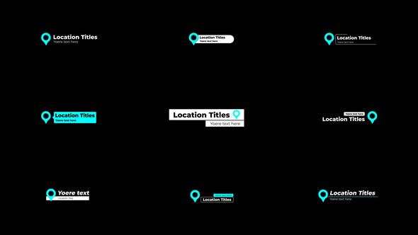 Location Titles | After Effects