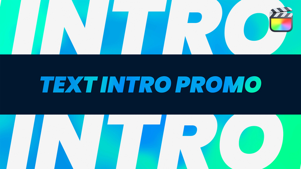 Text Intro Promo | Final Cut Pro X alt