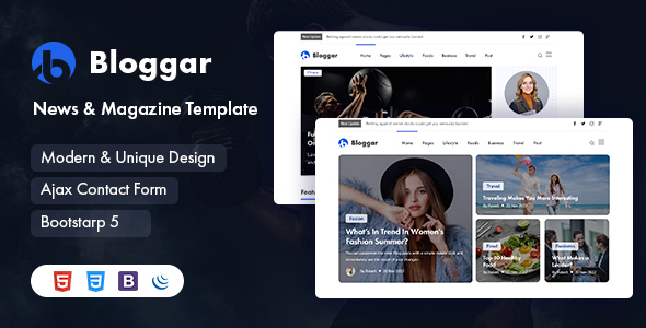 Bloggar - News Magazine Template