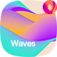 Abstract Liquid Gradient Waves Backgrounds - GraphicRiver Item for Sale