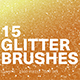 15 Glitter Paper Photoshop Stamp Brushes - GraphicRiver Item for Sale