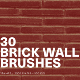 30 Brick Wall Photoshop Stamp Brushes - GraphicRiver Item for Sale