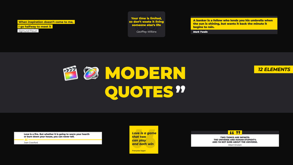 Modern Quotes | Final Cut Pro X