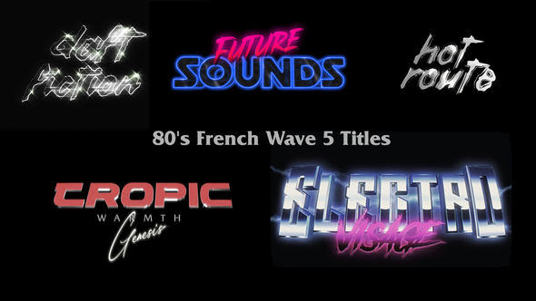 80s French Wave 5 Titles