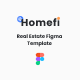 Homefi - Modern Real Estate Figma Template - ThemeForest Item for Sale