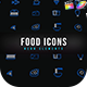 Food Neon Icons Thumbnail
