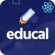 Educal - Online Learning and Education React Redux Template + RTL - ThemeForest Item for Sale