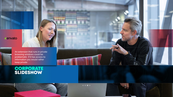 4K Corporate Slideshow Seamless Transition