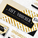 Gold Gift Voucher - GraphicRiver Item for Sale
