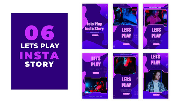 Lets Play Music Instagram Stories Pack