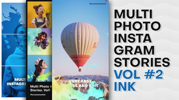 Multi Photo Instagram Stories. Vol2 INK