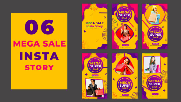Mega Super Sale Instagram Stories Pack
