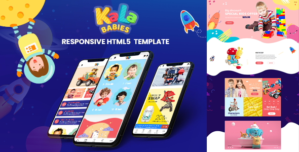 KalaBabies - Kids and Baby HTML5 Template
