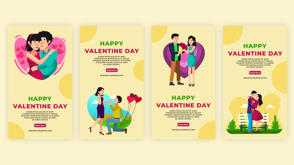 Valentine Lover Instagram Stories Template