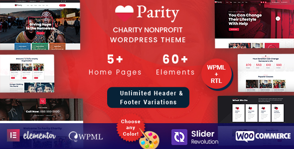 Parity – Nonprofit Charity