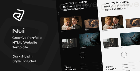 Nui - Creative Portfolio Showcase HTML Website Template