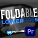 Foldable Lower Thirds | MOGRT for Premiere Pro - VideoHive Item for Sale