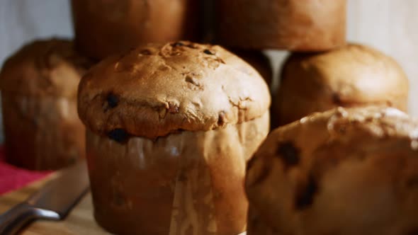 Traditional Italian Pastries for Christmas with Dried Fruits