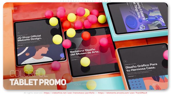 Colorful Tablet Promo