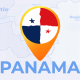 Panama Map - Republic of Panama Travel Map - VideoHive Item for Sale