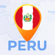 Peru Map - Republic of Peru Travel Map - VideoHive Item for Sale