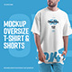 9 Mockups Oversize T-shirt - GraphicRiver Item for Sale