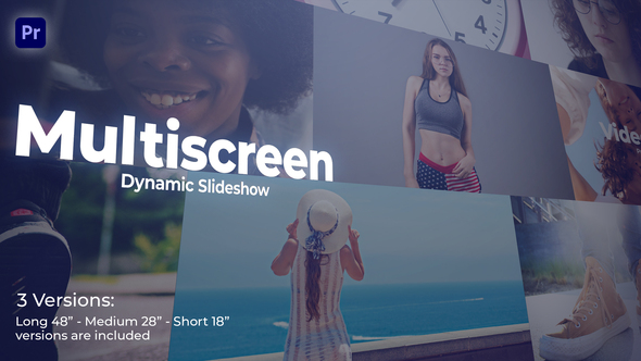 Multiscreen Dynamic Slideshow for Premiere Pro