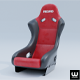Recaro Sports Car Seat - 3DOcean Item for Sale