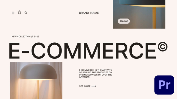 Minimalistic E-Commerce Promo