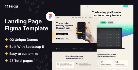 Fugu - Landing Page Figma Template